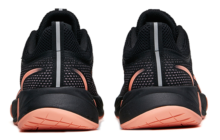 Anta Running Collection Breathable Low top Running Shoes Women’s Black Pink