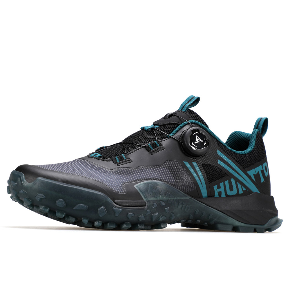 HUMTTO Low top Outdoor Shoes Men’s Black Blue