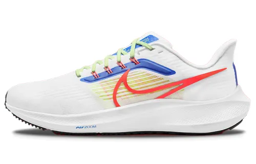 Nike Air Zoom Pegasus 39 Comfortable, shock-absorbing, wear-resistant and breathable low-top casual training running shoes, men's white