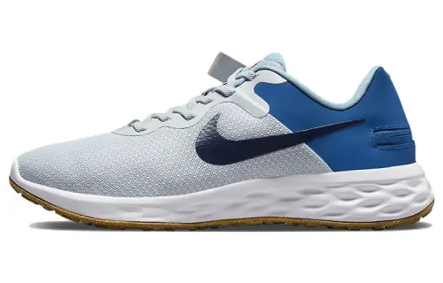 Nike Revolution 6 FlyEase Next Nature 'Pure Platinum Dark Marina Blue'
