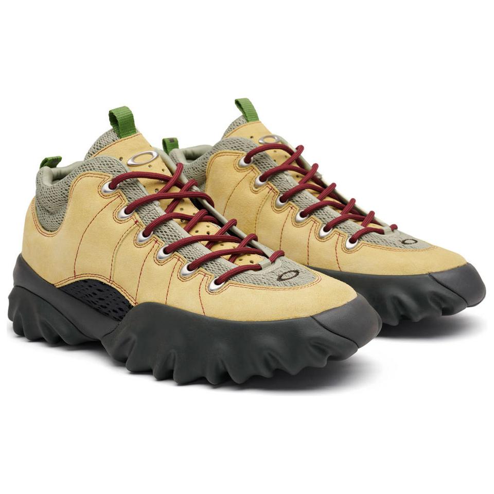 Brian Dead Oakley Factory Team Anti Slip Wear Resistant Mid Top Outdoor Shoes Unisex Yellow Black