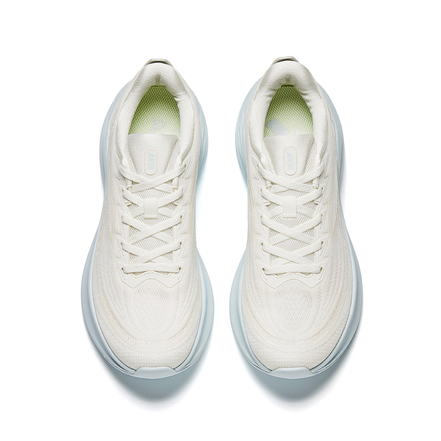 Anta Leaf 6.0 Low top EVA Midsole Casual Physical Fitness Test & Exam Running Shoes Women’s White Gray Blue