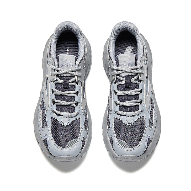 Anta Slip Resistant, Abrasion Resistant, Rebound Low top Casual Running Shoes Women’s Gray