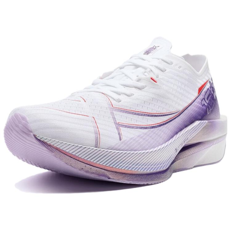 XTEP 160X 6.5 Slip Resistant Coverage Low top Casual Running Shoes Men’s White Purple