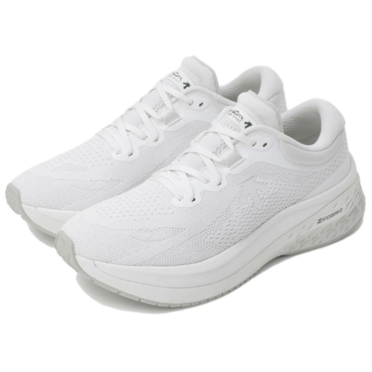 DESCENTE Cushioning Abrasion Resistant Cushioning, Wear Resistant Low top Casual Running Shoes Unisex White