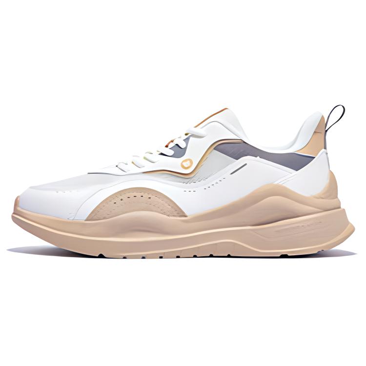 361° Abrasion Resistant Slip Resistant Low top Sprint Running Shoes Women’s White Brown