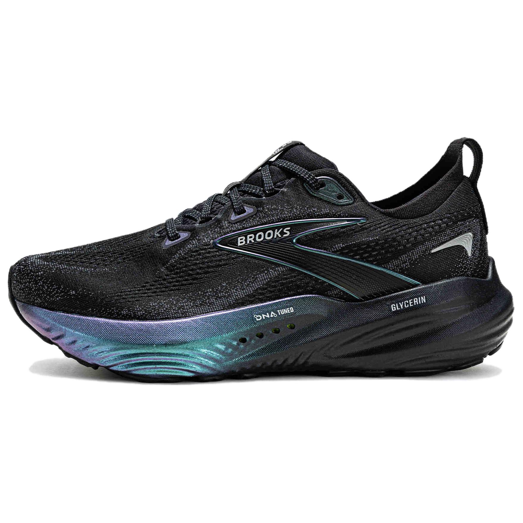 Brooks Brooks Glycerin 22 Comfortable and Versatile Low-top Marathon Long-distance Running Shoes Men's Black