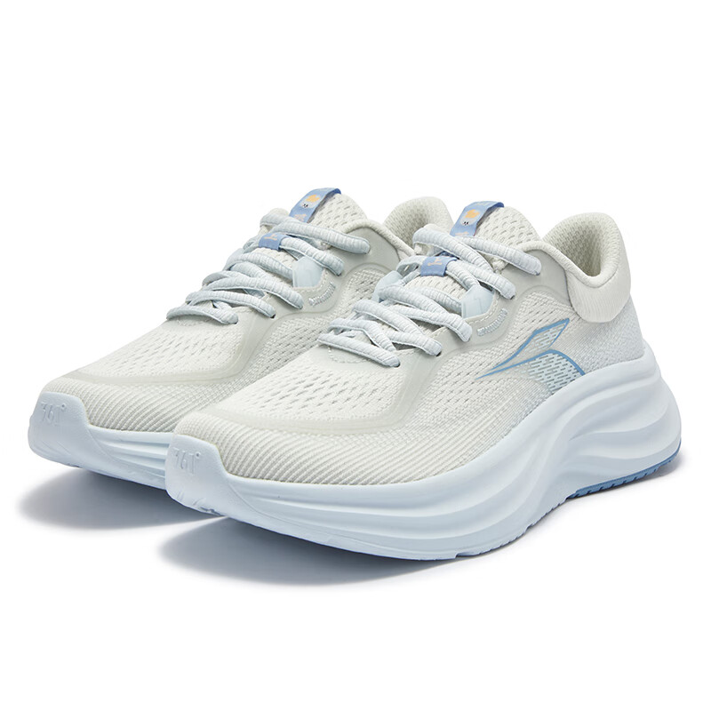 361° Abrasion Resistant Breathable Abrasion Resistant Breathable Low top Casual Running Shoes Women’s White Blue