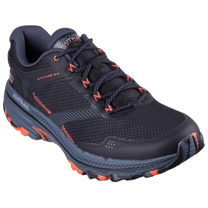 Skechers GO RUN Trail Altitude 2.0 Cushioning, Wear Resistant Low top Running Shoes Men’s Black