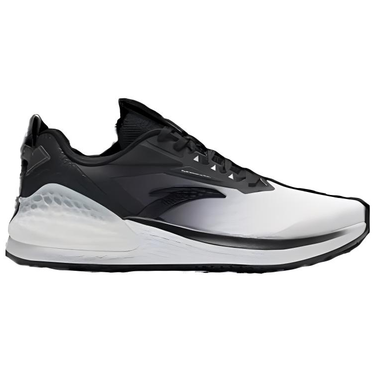 Anta C37+ Cushioning Breathable Lightweight Low top Composite Material Training Running Shoes Men’s Black White