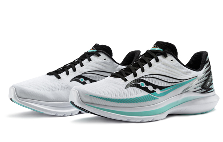 Saucony Kinvara Elite 12 Running Shoes Men’s Low Top White Blue Orange