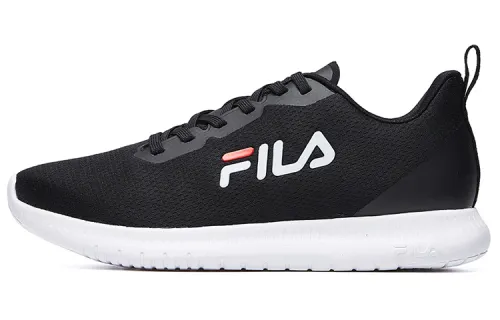 FILA Cushioning Abrasion Resistant Breathable Low top Running Shoes Women's Black