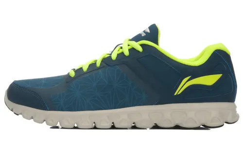 Li Ning Textile, Synthetic Leather Slip Resistant Cushioning Abrasion Resistant Low top Running Shoes Men's