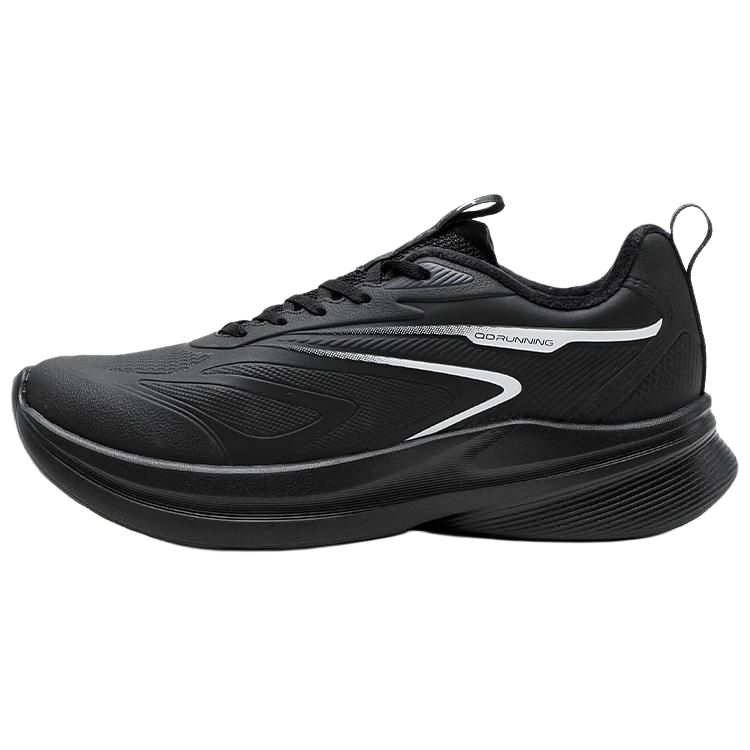 QIAODAN Slip Resistant Abrasion Resistant Low top Casual Running Shoes Women’s Black