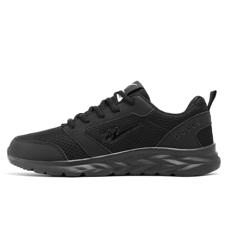 Binary Cushioning Breathable Lightweight Cushioning Breathable Lightweight Low top Running Shoes Men’s Black Warrior