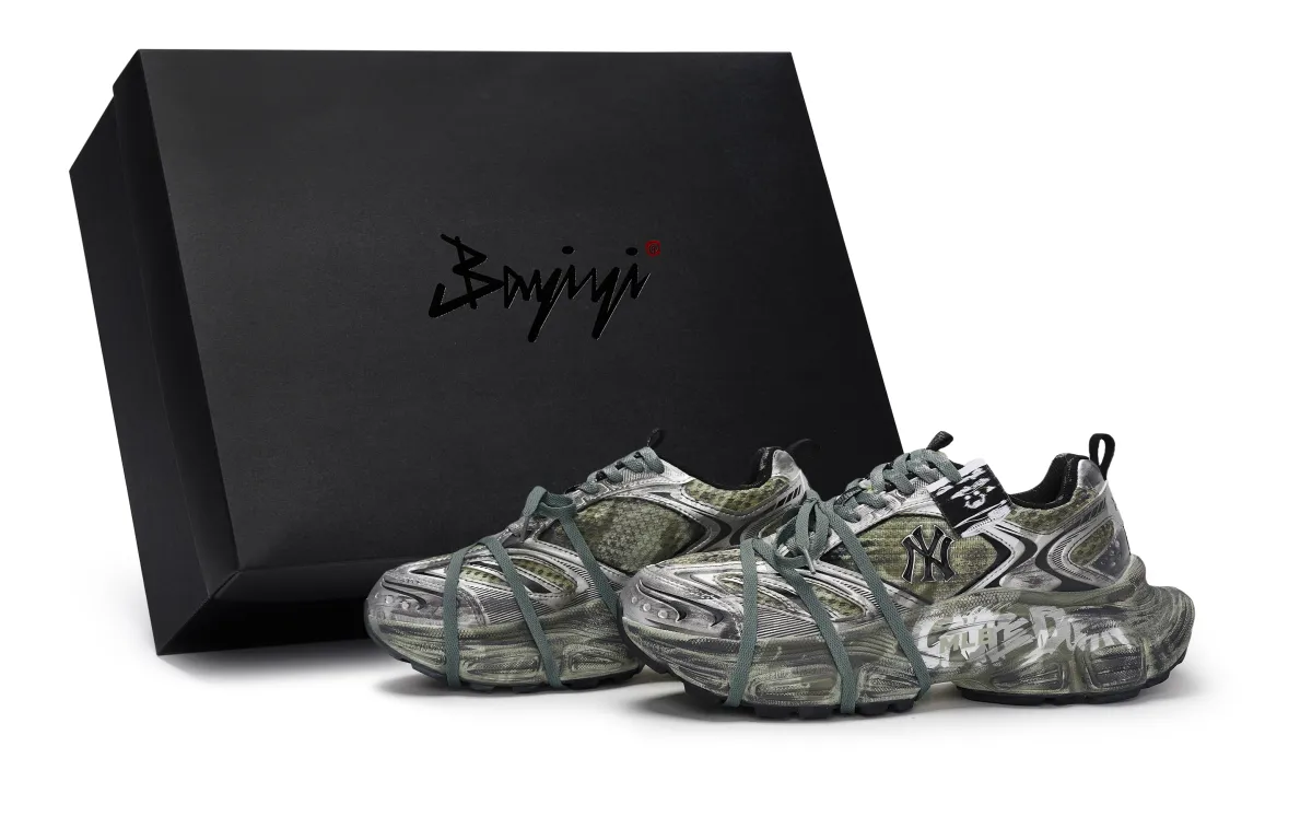 MLB Winner Chunky 811 Manufacturing, Crack, Special Shoe Box Slip Resistant Abrasion Resistant