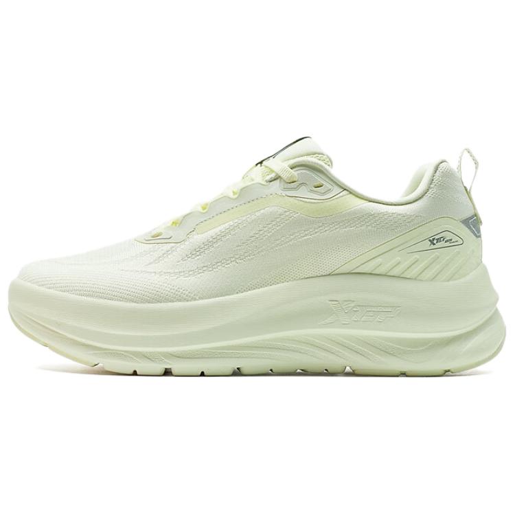 XTEP Slip Resistant Abrasion Resistant Cushioning Low top Casual Running Shoes Women’s Yellow Green