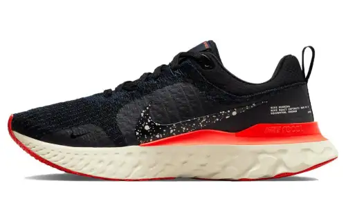 Nike React Infinity Run Obsidian Bright Crimson