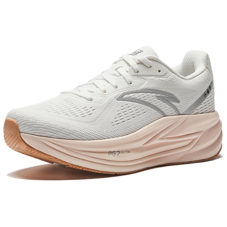 Anta Champion 4 Cushioning Slip Resistant Low top PG7 Sprint Running Shoes Women’s White Silver