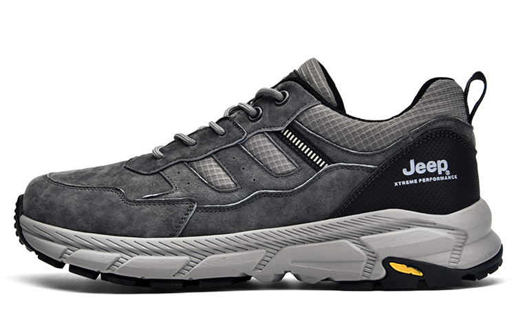 Jeep Pigskin Low top Outdoor Shoes Men’s Gray