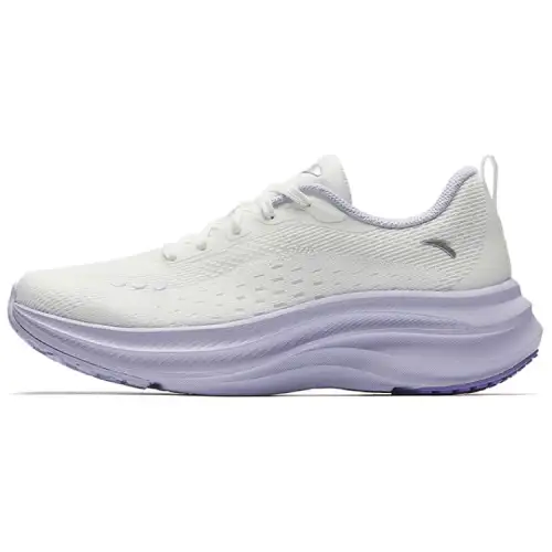 Anta Leaves 2.0 Slip Resistant Abrasion Resistant Low top Casual Running Shoes Women's White Purple