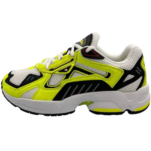 FILA Comfortable Abrasion Resistant Breathable Low top Running Shoes Men's Yellow White