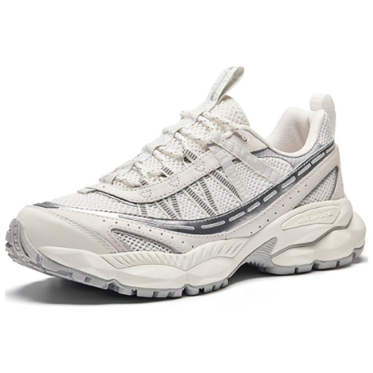 Anta Champion AG G02 Comfortable Fabric Slip Resistant And Breathable Low top Running Shoes Men’s White