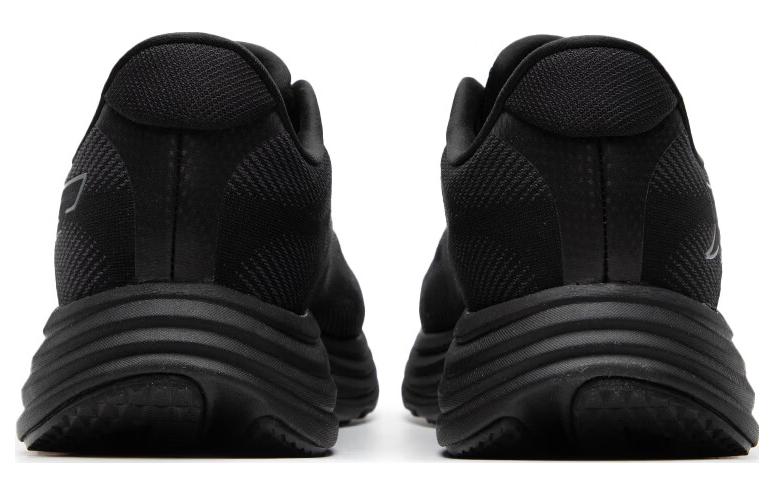XTEP Comfortable Cushioning Abrasion Resistant Cushioning, Wear Resistant Low top Running Shoes Men’s Black