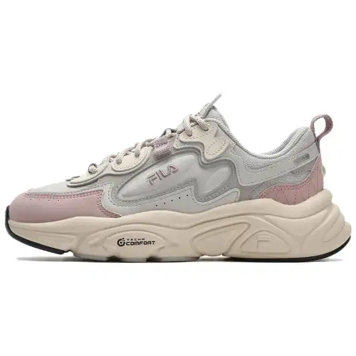 FILA MARS 1S+ Low top Casual Trail Running City Commuting Running Shoes Women's Gray Pink Purple