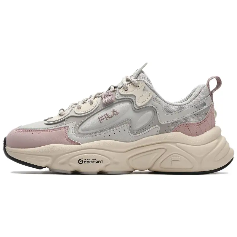 FILA MARS 1S+ Low top Casual Trail Running City Commuting Running Shoes Women's Gray Pink Purple