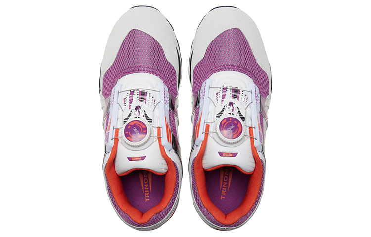 Кроссовки PUMA (бело-фиолетовый) — фото 4
