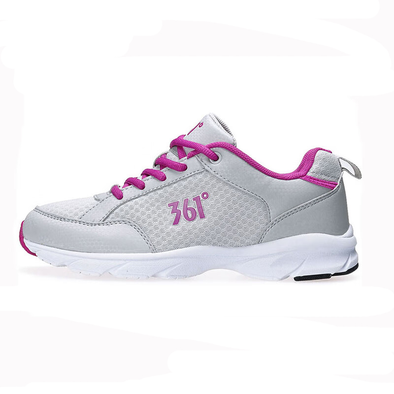 361° Cushioning, Wear Resistant Low top Running Shoes Women’s Gray Purple