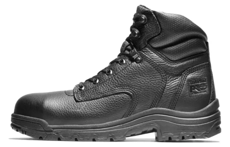 Timberland TiTan 6 Leather Abrasion Resistant Cushioning Abrasion Resistant Cushioning Short Outdoor Boots Black