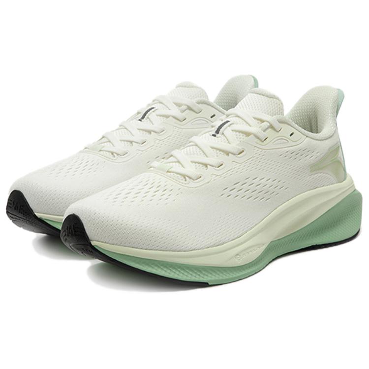 361° Slip Resistant, Abrasion Resistant, Rebound Low top Sprint Running Shoes Unisex White Green