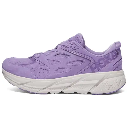 HOKA ONE ONE Bondi L Suede Chalk Violet Lilac Ash All Gender