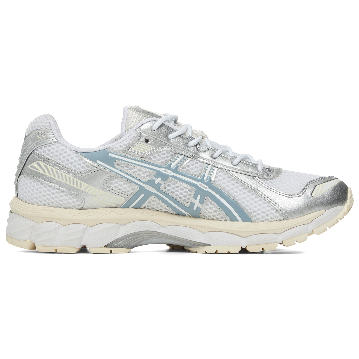 ASICS GEL Kayano 12.1 Low top Casual City Commuting Running Shoes Unisex White Silver Blue