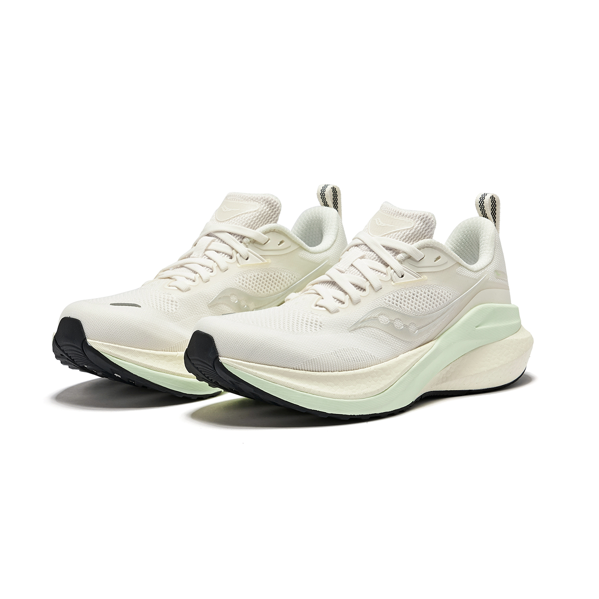Saucony MARSHAL Slip Resistant Abrasion Resistant Low top Running Shoes Women’s Beige Silver