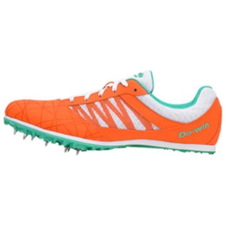 DO WIN Cushioning Slip Resistant Abrasion Resistant Low top Running Shoes Unisex Orange White