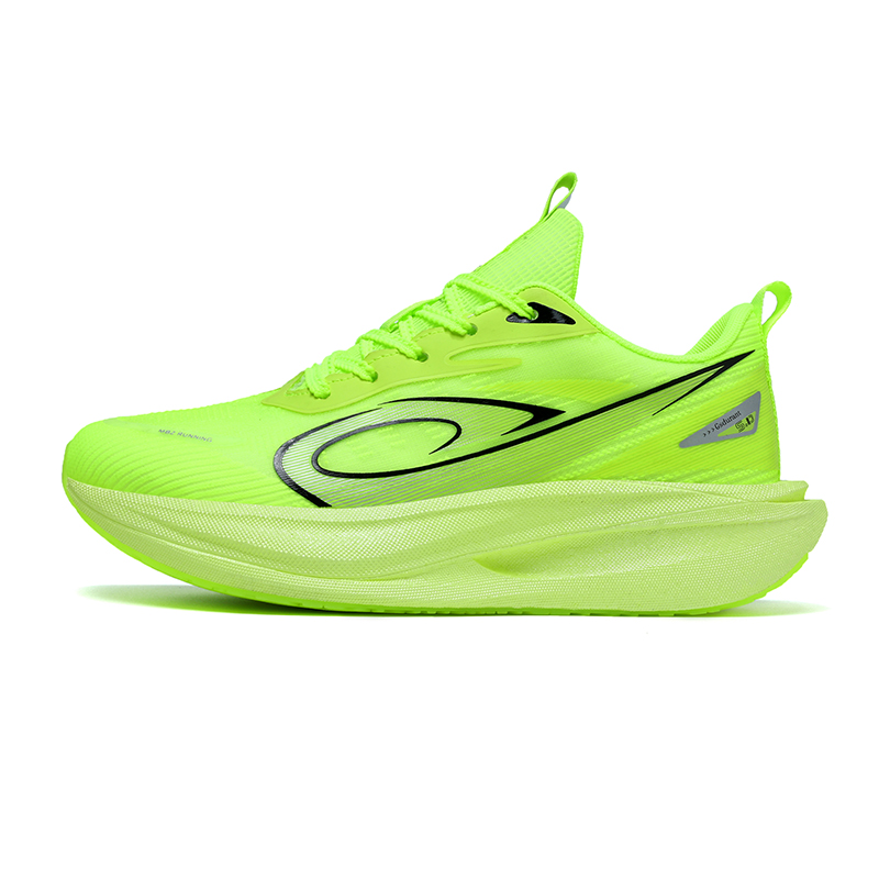 GAISIDULANTE Impact Resistant, Abrasion Resistant, Slip Resistant Low top Running Shoes Unisex Neon Green