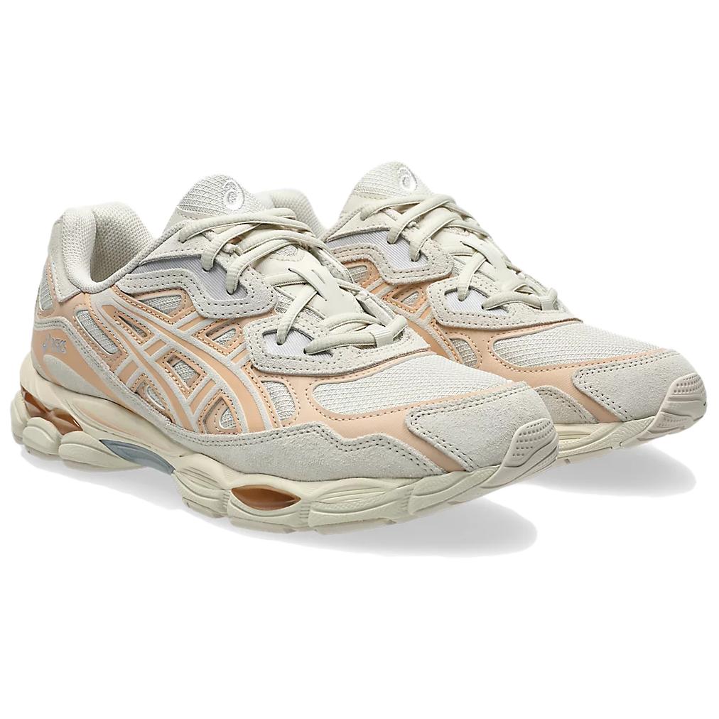 ASICS GEL NYC Abrasion Resistant Low top Casual Running Shoes Unisex Beige Gray