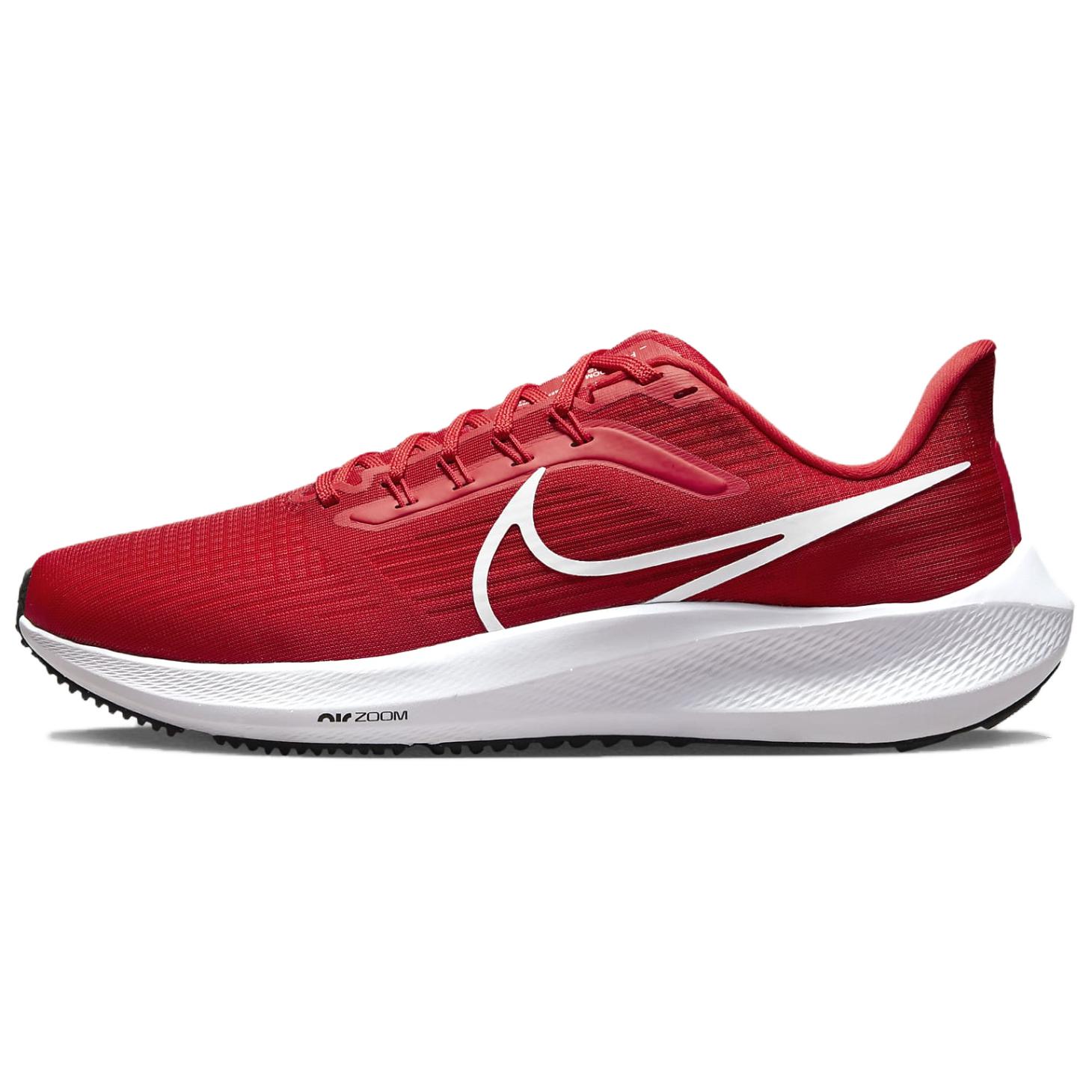 Мужские кроссовки Nike Air Zoom Pegasus 39 (красно-черно-белые)