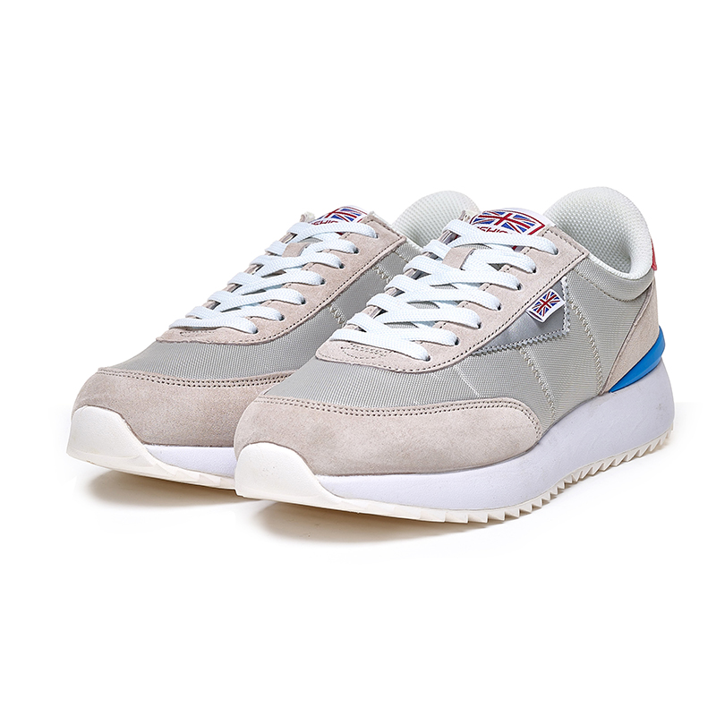 TREEPERI Running Shoes Unisex Low Top Light Gray