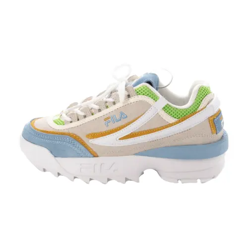 FILA Disruptor 2 Abrasion Resistant Breathable Low top Running Shoes Women's Gray Blue