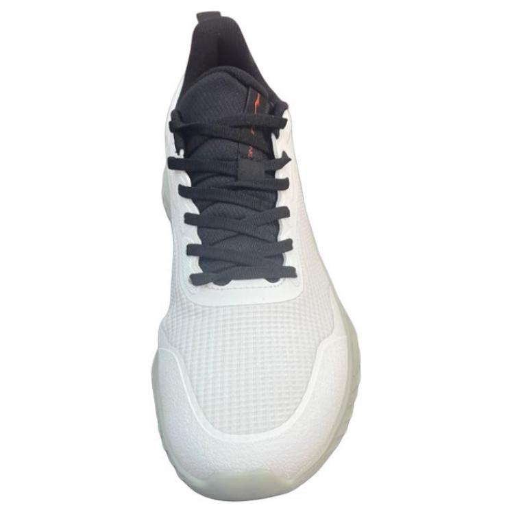 Erke Synthetic Leather Cushioning, Wear Resistant Low top Casual Running Shoes Men’s White