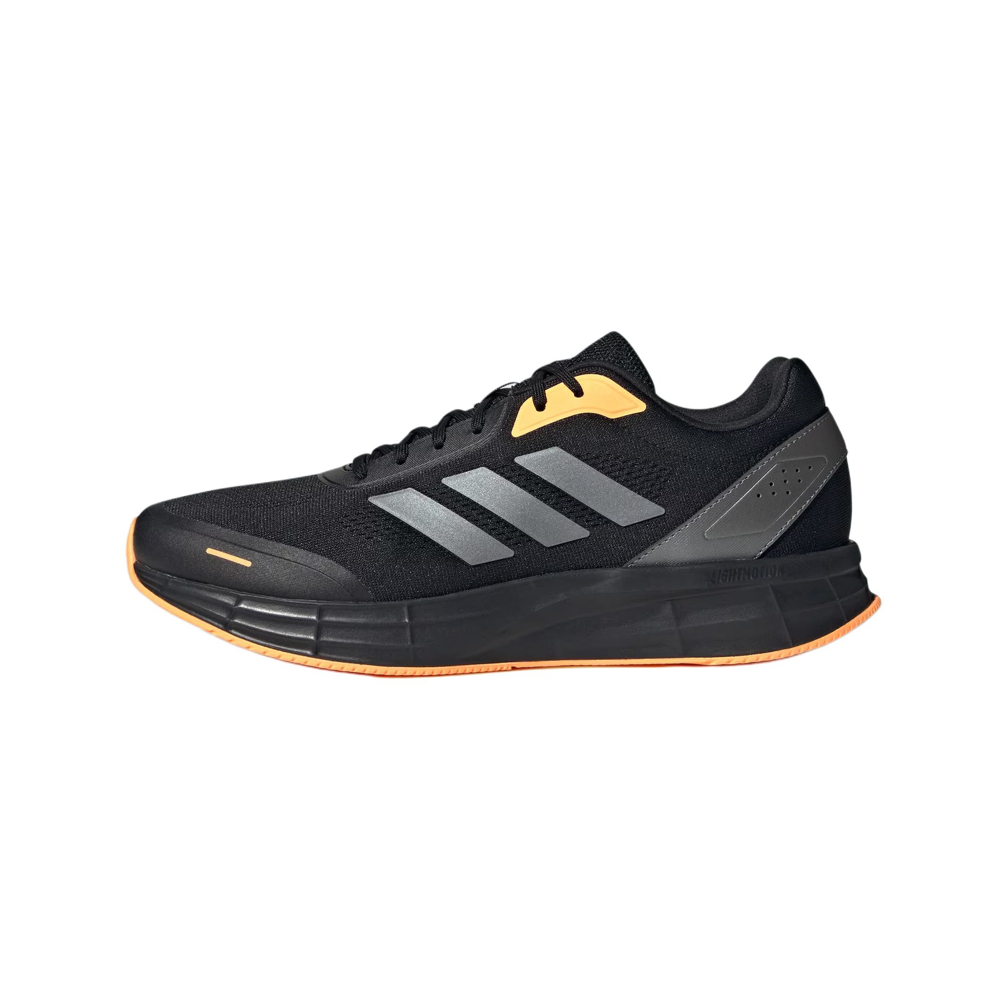 Adidas Duramo 10 Fabric Abrasion Resistant Low top Rubber Running Shoes Unisex Black