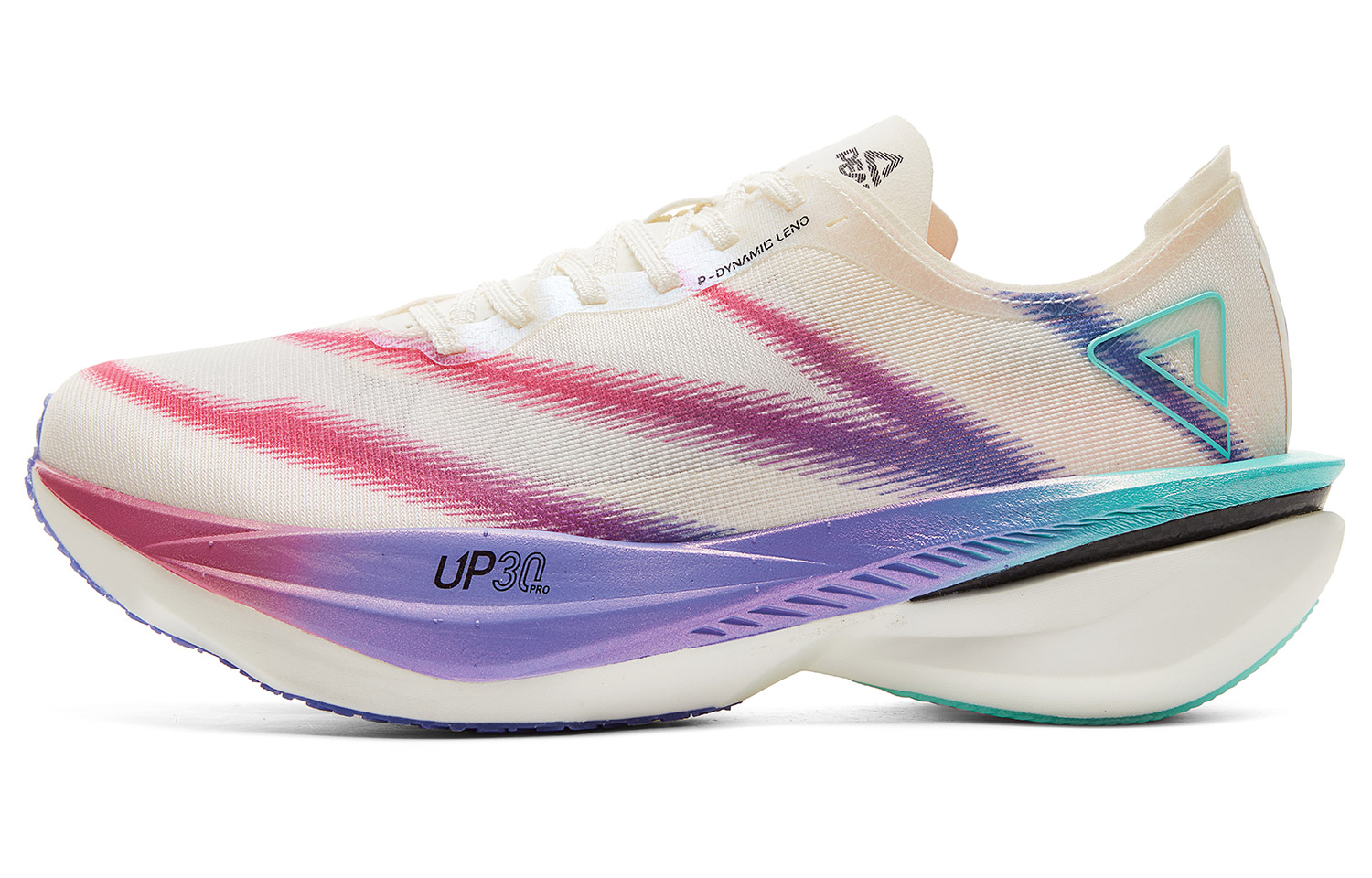 PEAK Taichi UP30Pro2.0 Low top Marathon Running Shoes Men’s White Rose Red Green