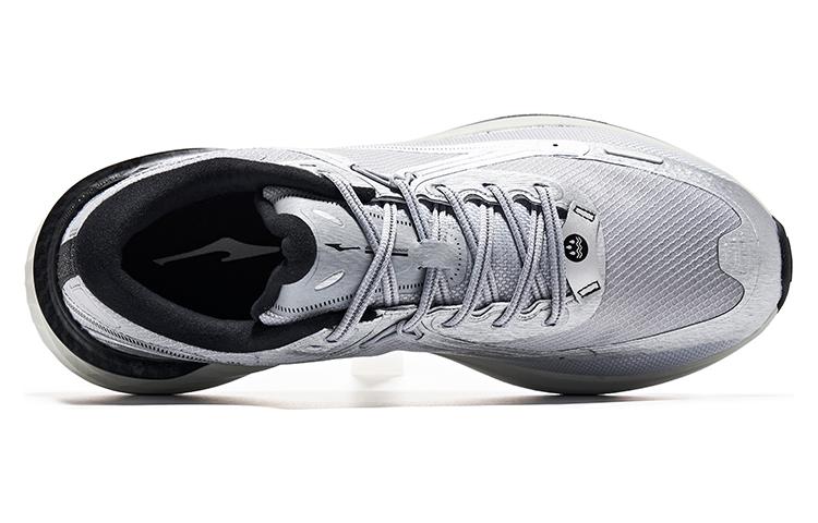 Erke Cushioning Slip Resistant Abrasion Resistant Low top Running Shoes Men’s Rubble Gray Jet Black