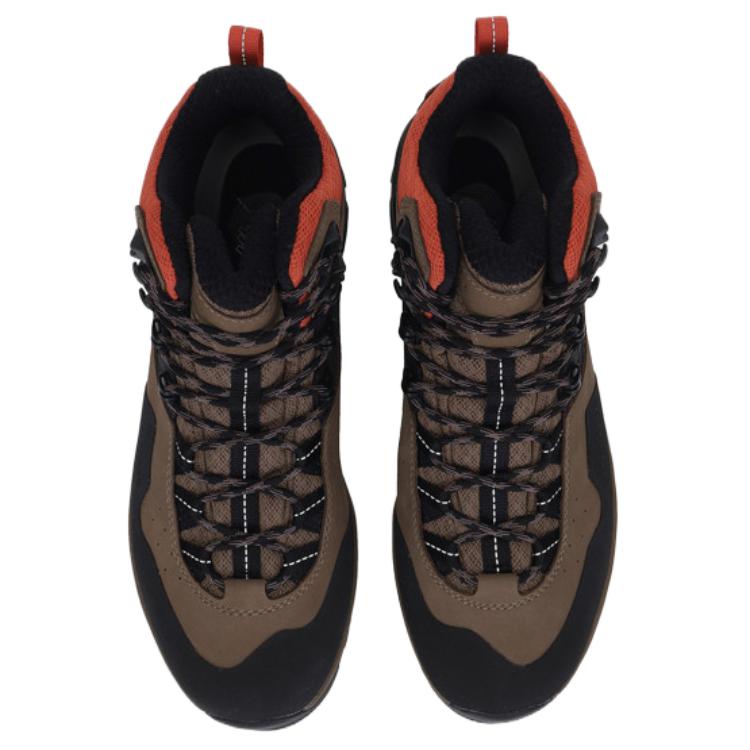 KOLON SPORT Feather 8 Comfortable Slip Resistant Slip Resistant High top Outdoor Shoes Unisex Dark Brown