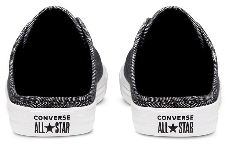 Женские шлепанцы Converse All Star (черные) — фото 5