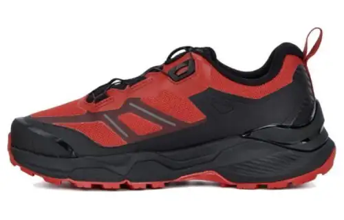 THE NORTH FACE ENERGY TECH ALPHA BOA GTX Cushioning, Wear Resistant Low top Outdoor Shoes Unisex Black Red